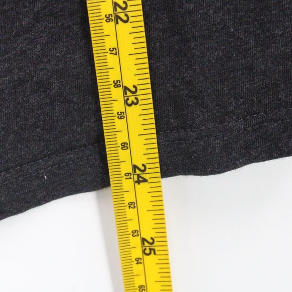 Tom Tailor Blouse Shirt Womens Gray Pullover Long Sleeve Glitter Star Logo L - Picture 9 of 9